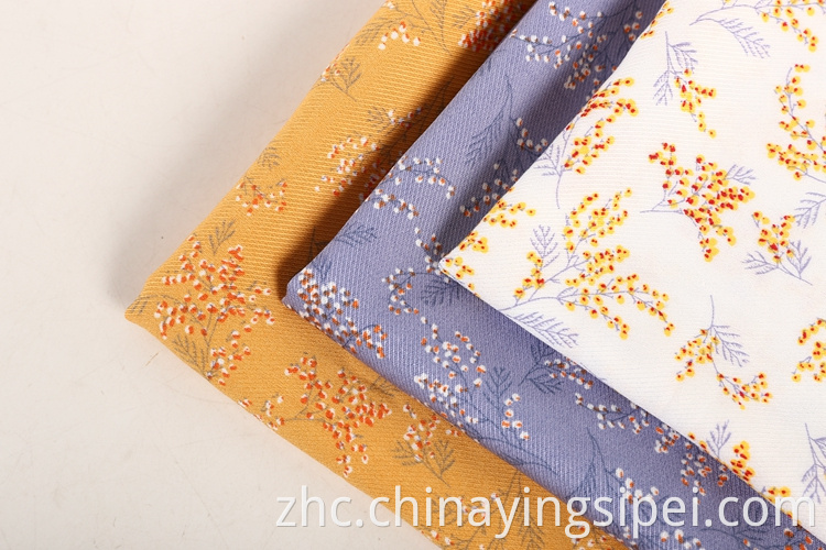 2020产品粘液材料100 Twill Fabric Stocklot人造丝印刷织物